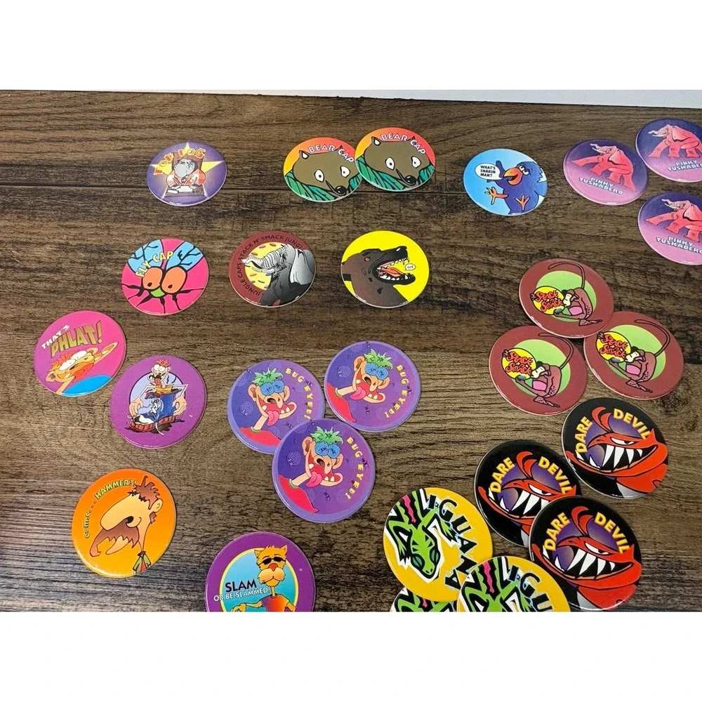 Huge Pogs Street Kaps Lot Dare Devil Fly Iguana